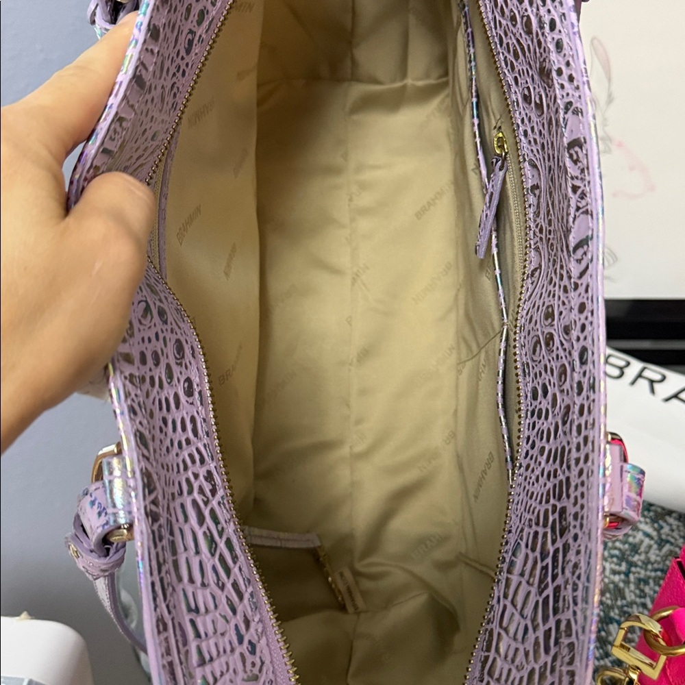 Brahmin Ashlee Tote Violet Wonderland Melbourne - Picture 11 of 11